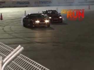DAIJIRO YOSHIHARA  vs ROSS PETTY during qualifying for Top 16 @ Formula Drift Las Vegas 2011