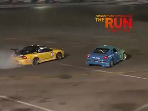 JUSTIN PAWLAK vs ROBBIE NISHIDA during qualifying for Top 16 @ Formula Drift Las Vegas 2011
