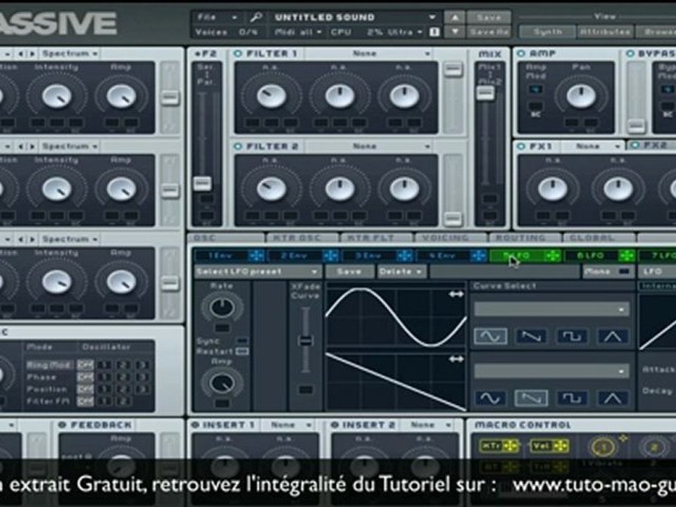 Tuto MAO Massive Native Instruments Partie 2