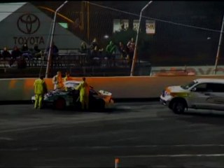 MATT POWERS @ Formula Drift Round 7 During 2nd Run of Qualifying for Top 32 CRASH!!!!
