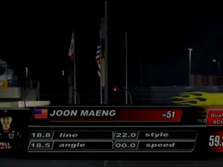 JOON MAENG @ Formula Drift Round 7 During 2nd Run of Qualifying for Top 32