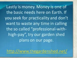 The Garden Shed Plans