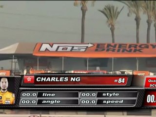 CHARLES NG @ Formula Drift Round 7 During 1st Run of Qualifying for Top 32
