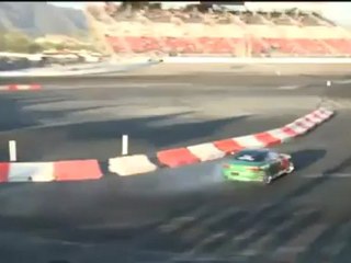 ROSS PETTY @ Formula Drift Round 7 During 1st Run of Qualifying for Top 32