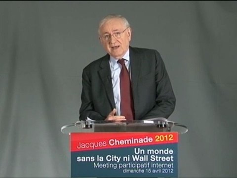 Discours de Jacques Cheminade - Meeting participatif
