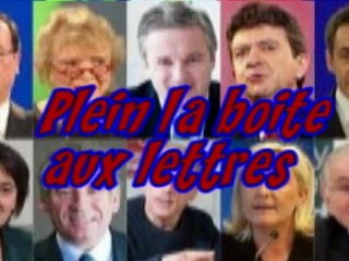 Des bulletins de vote plein ma boite aux lettres