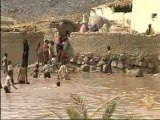 المياه تغمر منطقة المناصير في شمال السودان
