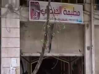 فري برس حمص القرابيص والدمار الذي نزل بلحي من القصف الاسدي 15 4 2012 ج2 Homs