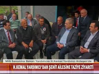 MİLLİ SAVUNMA BAKAN YRD. ŞEHİT ZİYARET