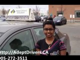 Student Testimony Adept Drivers Education Driving School Mississauga G2 April 2012