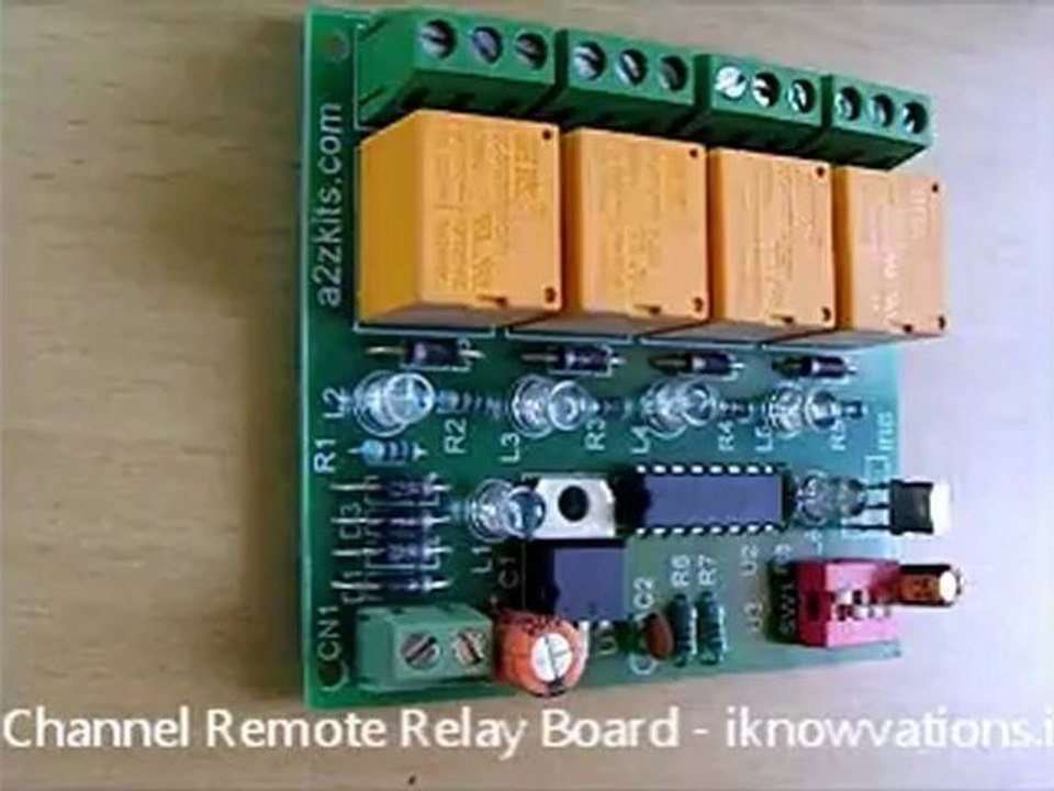 4 channel Remote Relay Board - An Intro