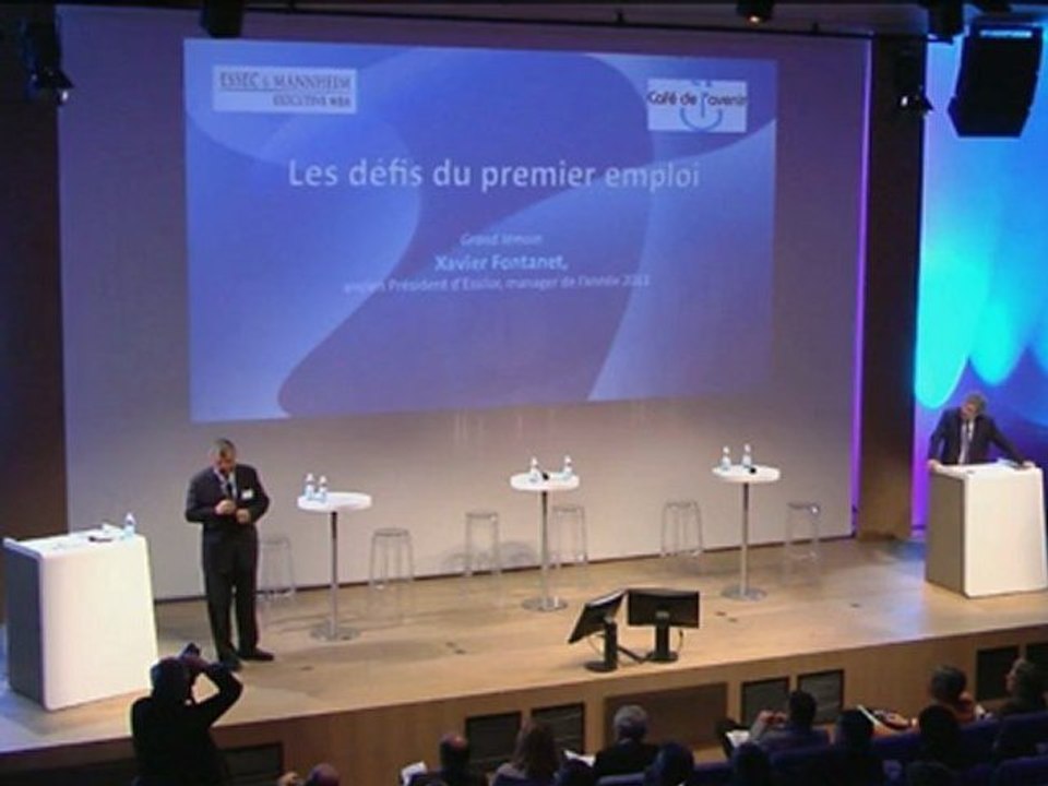 Conférence "Le grand défi du premier emploi" organisée par le Café de l'Avenir et l’ESSEC - 12 mars 2012
