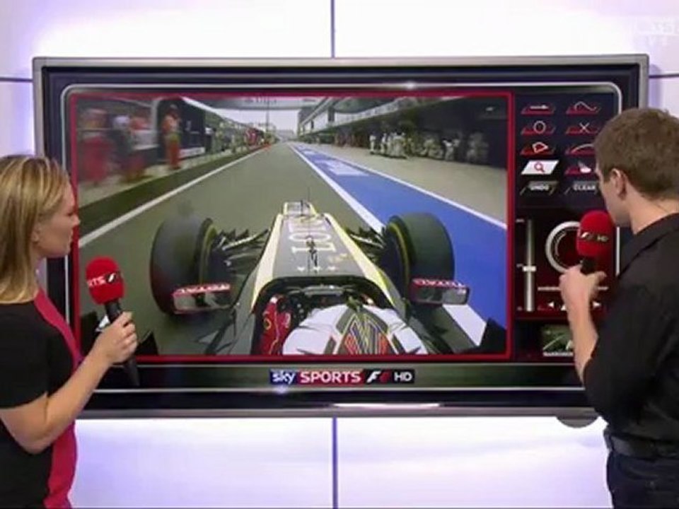 China 2012 Kimi Räikkönen first pitstop and fight Webber onboard