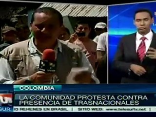 Unión sindical contra construcción de oleoducto en Colombia