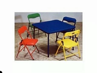 Children's Folding Table & Folding Chairs Furniture Set