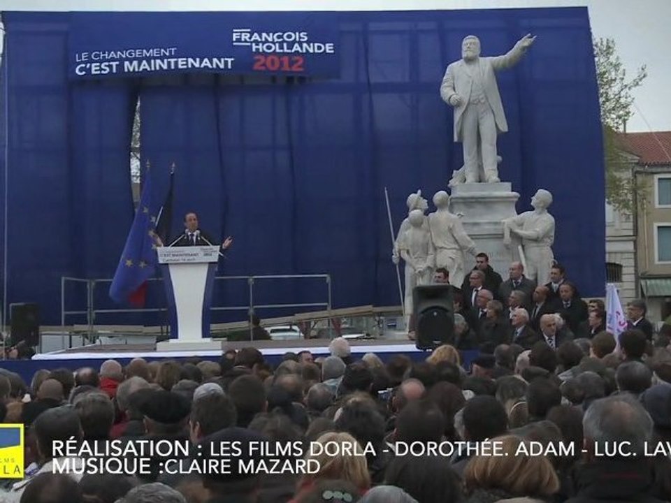 F. Hollande sur les traces de Jean Jaurès