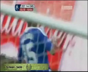 Tottenham  Chelsea 1 - 5  highlights 15-04-2012 BY Pes Design®