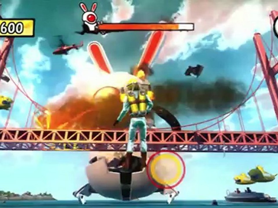 CGRundertow RAVING RABBIDS: ALIVE & KICKING for Xbox 360 Video Game Review