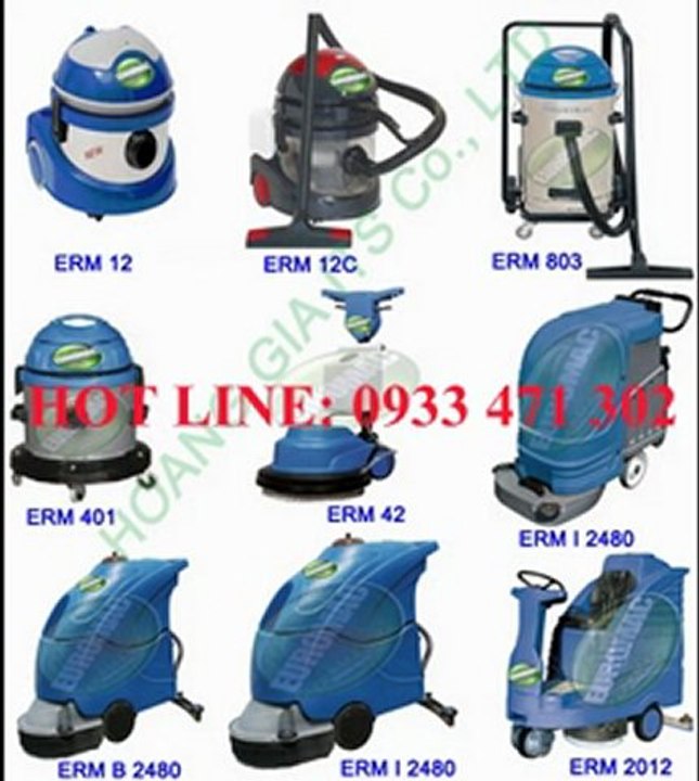 Bán máy hút bụi công nghiệp, máy chà sàn công nghiệp, máy vệ sinh công nghiệp