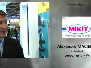 Alexandre MACIEIRA, Président MIKIT au micro de Toute La Franchise