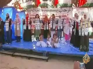 استقبال للسفينتين في غزة وسط اجواء من التفاؤل