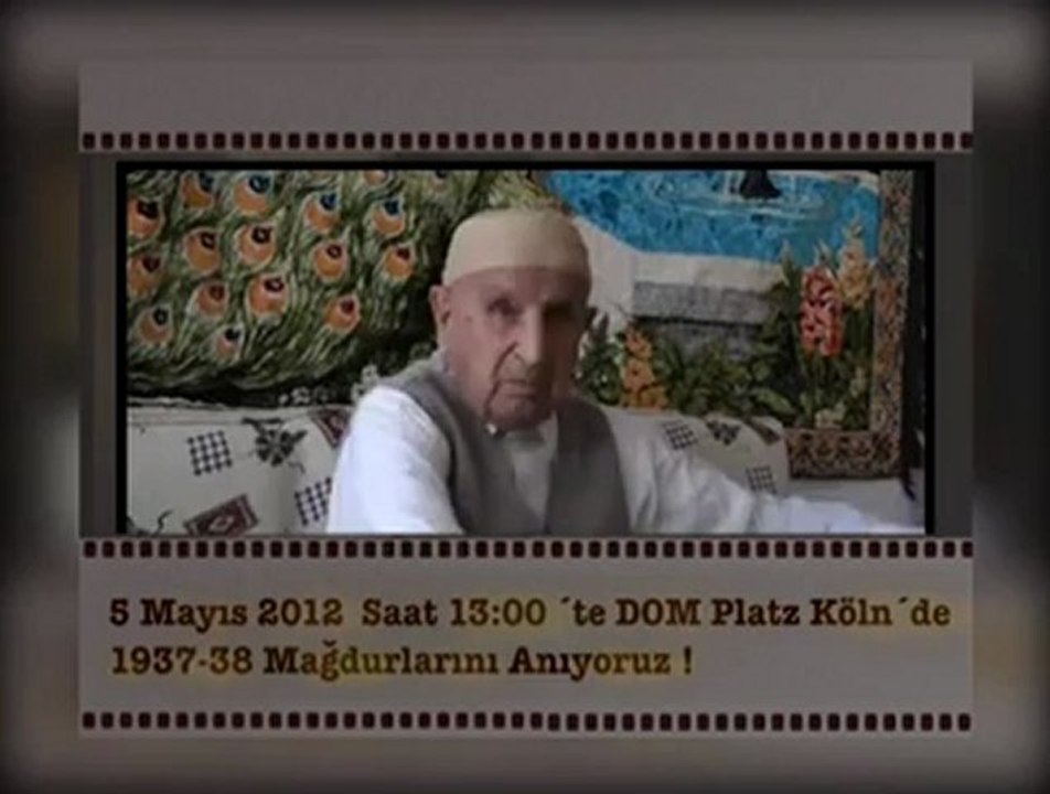 Dersim 38 Anmasına Çağrı - 5 Mayıs Dom Kilisesi Köln