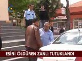 KOZAN TV_EŞİNİ ÖLDÜREN ZANLI TUTUKLANDI