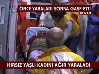 KOZAN TV_ÖNCE YARALADI SONRA GSAP ETTİ