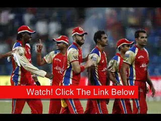 Royal Challengers Bangalore v Pune Warriors Live Streaming Free