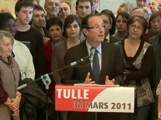 La déclaration de candidature de François Hollande