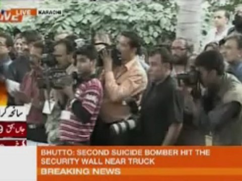 Benazir Bhutto's speech after assassination attempt: PART 1