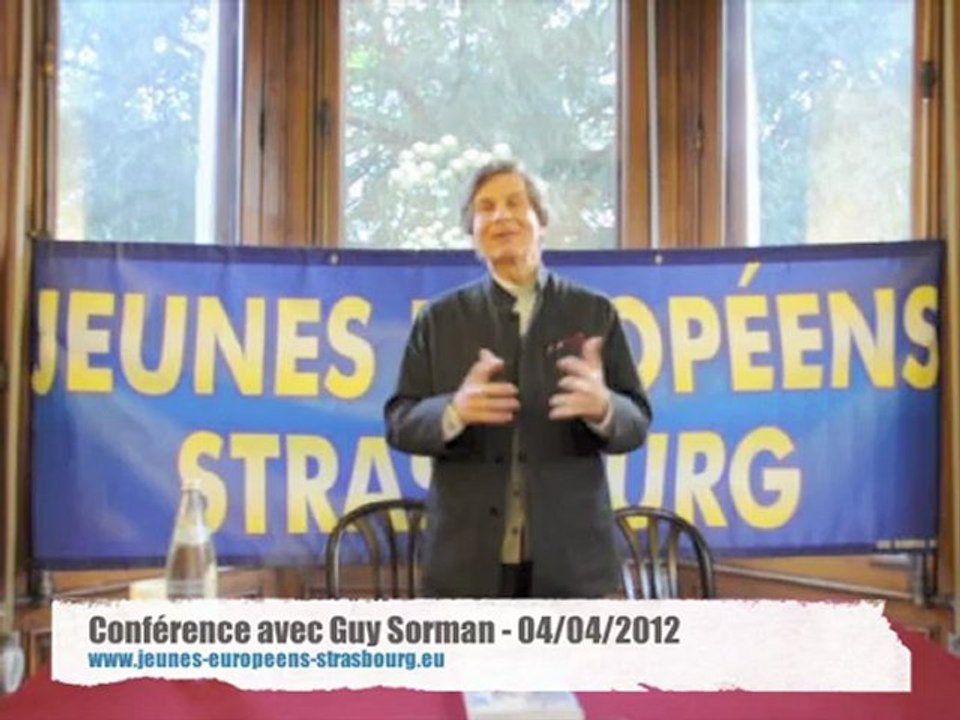 Conférence Guy Sorman - Partie 1