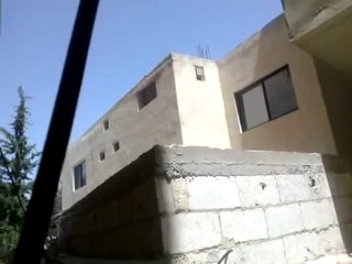 فري برس   ريف دمشق ااطلاق نار عشوائي    القطيفة   16 4 2012 Damascus