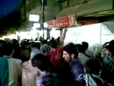 فري برس حلب حي السكري تكبيرات مظاهرة مسائيه أحرار حلب16 4 2012 Aleppo