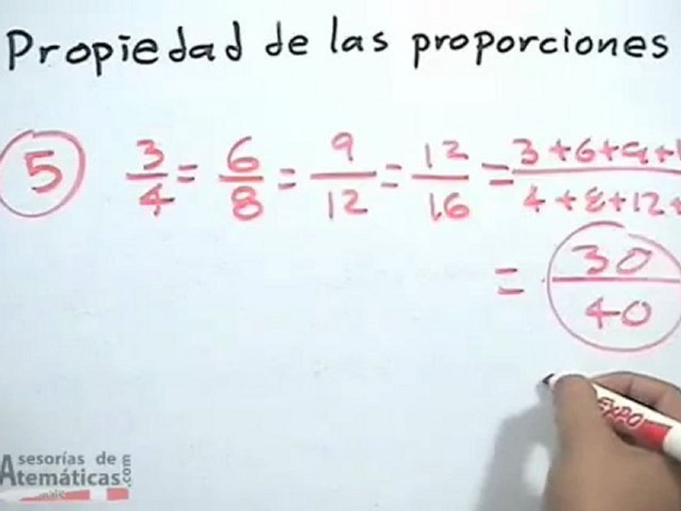 Propiedades de las proporciones