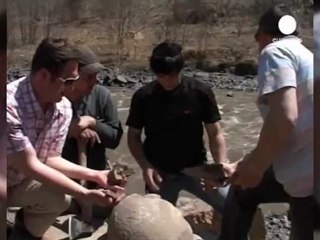 Chechen scientists find dinosaur eggs