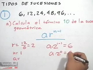 Sucesiones geométricas