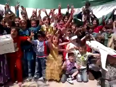 فري برس ادلب كفرنبل أزهار كفرنبل وأجمل هتاف 16 4 2012 ج1 Idlib