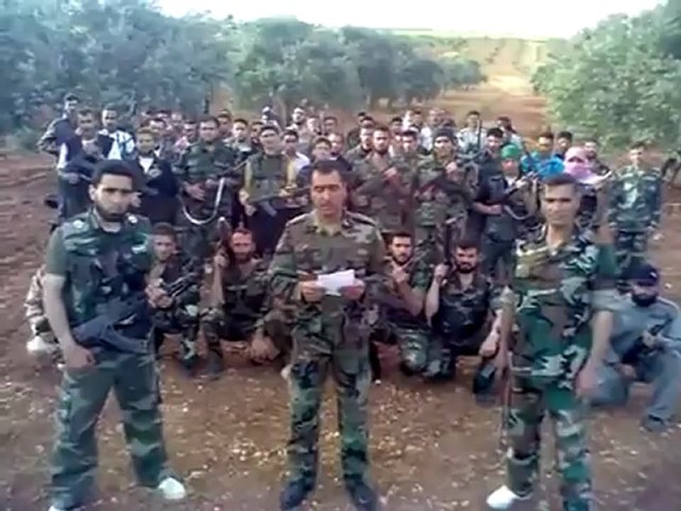 فري برس ادلب ريف معرة النعمان  تشكيل كتيبة ذي قار 16 4 2012 Idlib