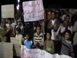 فري برس ادلب ديرسنبل مظاهرة تضامنا مع مدينة ادلب 16 4 2012 Idlib