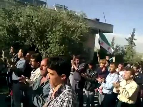 فري برس ادلب حاس مظاهرة الاحرار 16 4 2012 Idlib