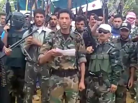 فري برس ادلب ‫تشكيل كتيبة فدائية الثورة في ادلب16 4 2012 Idlib