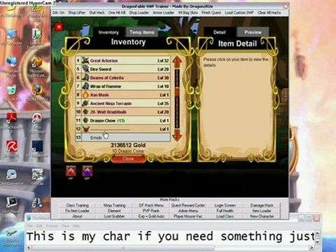Dragon Fable TRAINER Hack - April May 2012 Fixed Update Download