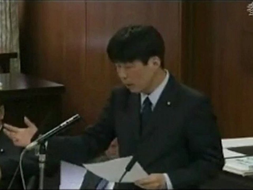2012.04.17 参議院 外交防衛委員会 山本一太議員（自民党）発火マン！