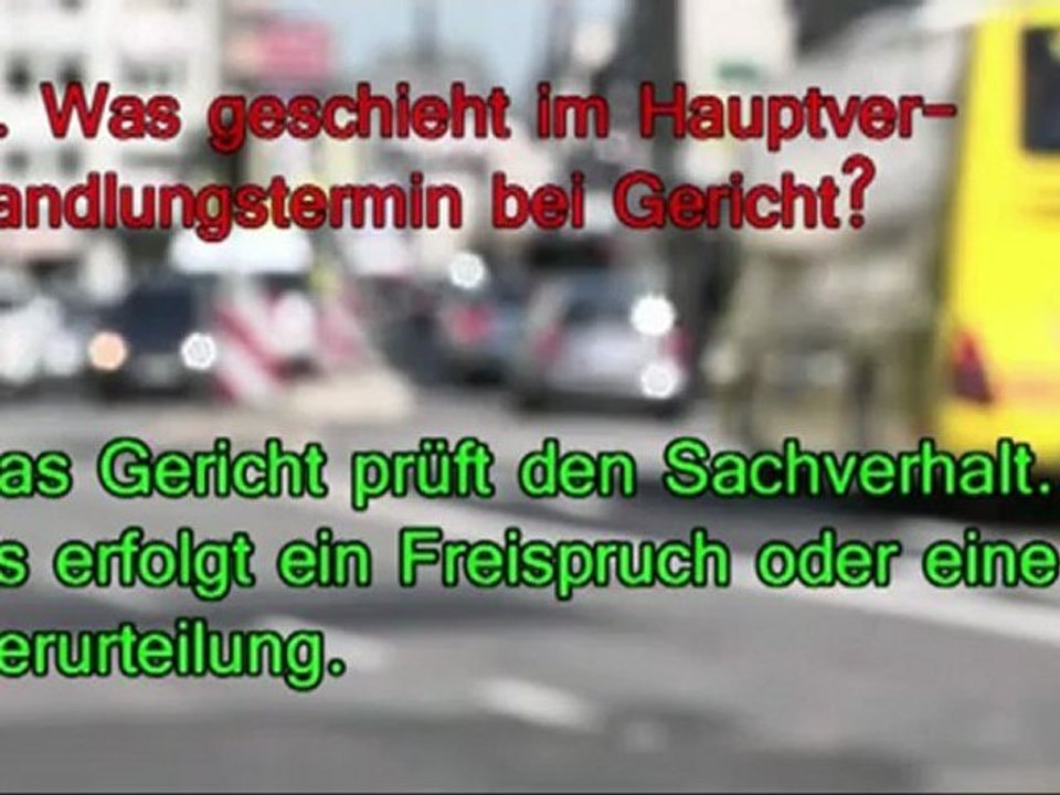 Bussgeldverfahren - Fragen und Antworten von Rechtsanwalt Dr. Christian Kotz