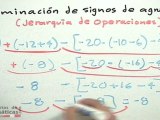 Eliminación de signos de agrupación (jerarquias) - HD