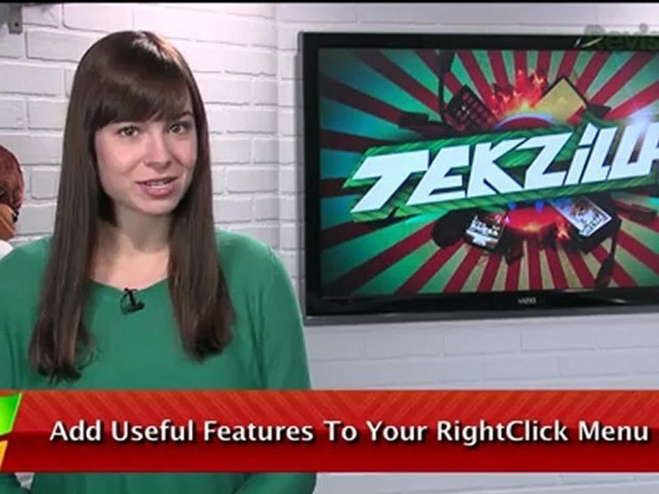 Customize Windows Right Click Menu - Tekzilla Daily Tip