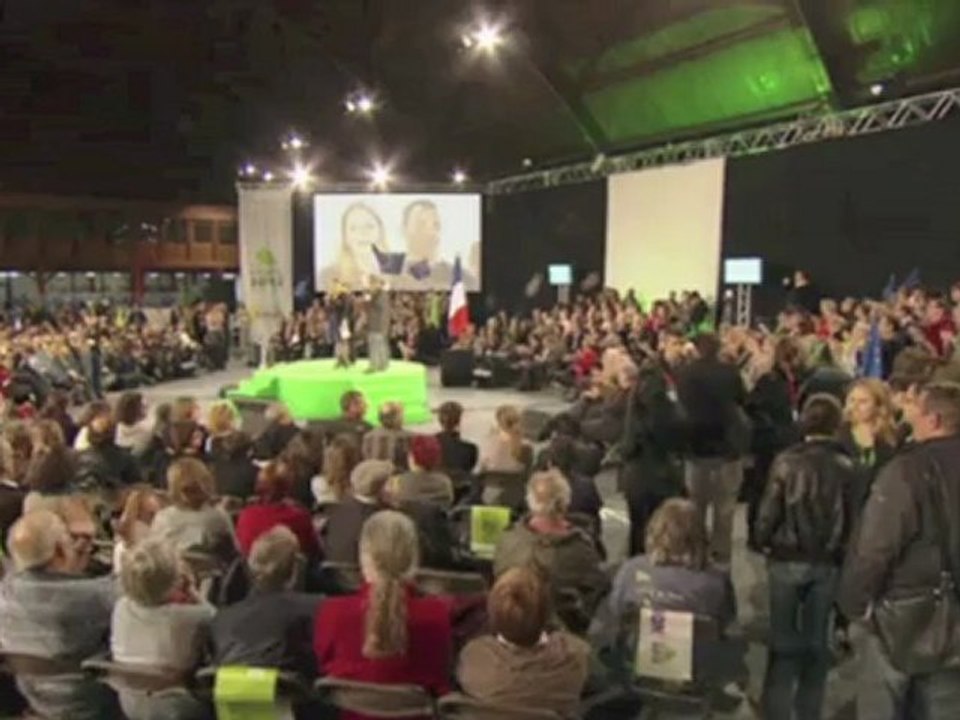 Intervvention de Fanny Dubot au Meeting d'Eva Joly à Grenoble