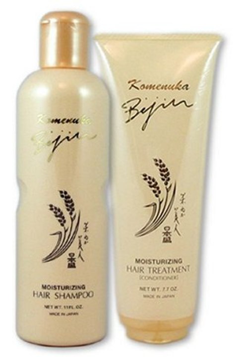 Komenuka Bijin Premium Hair Care Set: Moisturizing Hair Shampoo & Hair Treatment / Conditioner Best Price