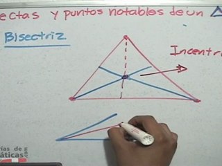 Bisectriz (punto notable de un triángulo) - HD